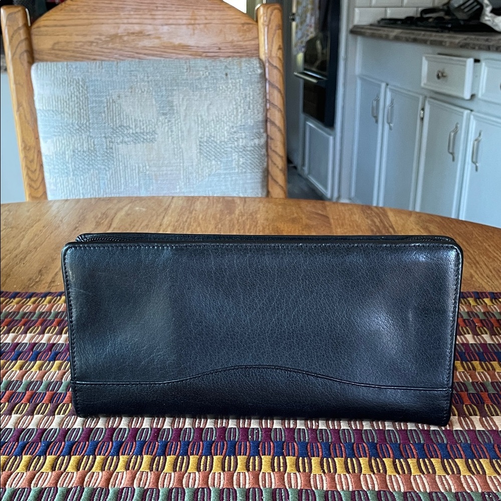 Brahmin Black Leather Wallet